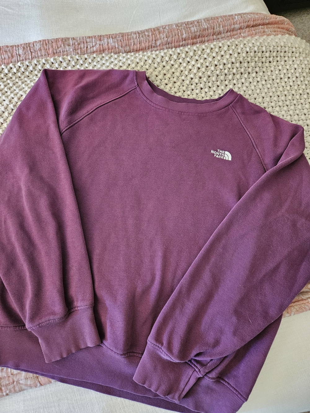 The North Face Pullover Sweatshirt in Plum Size Medium